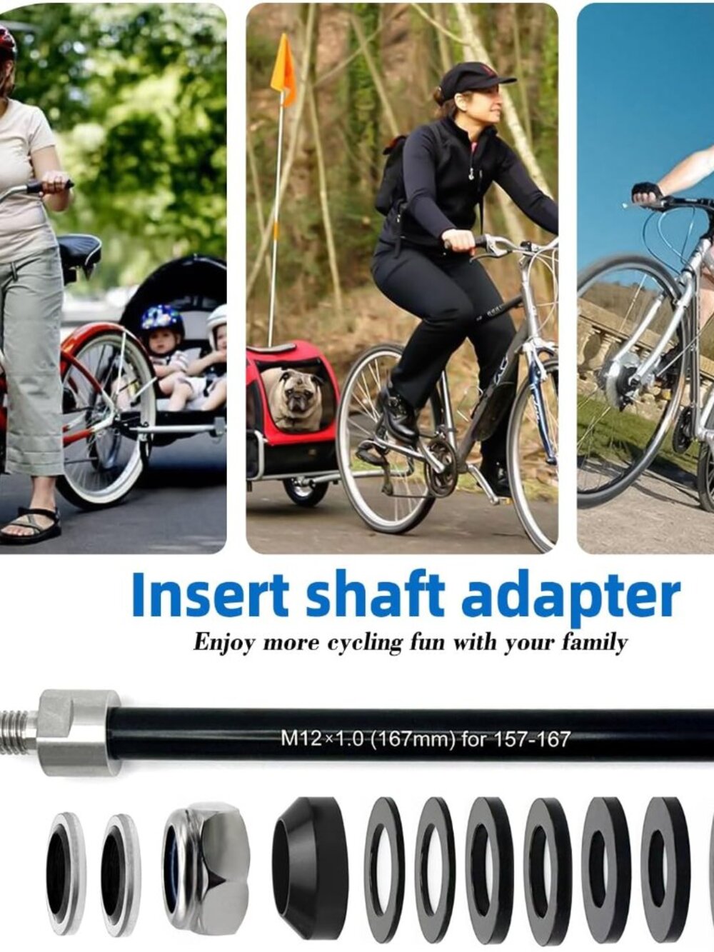 New Universal Thru Axle Trailer Hitch Adapter for Thule Bikes